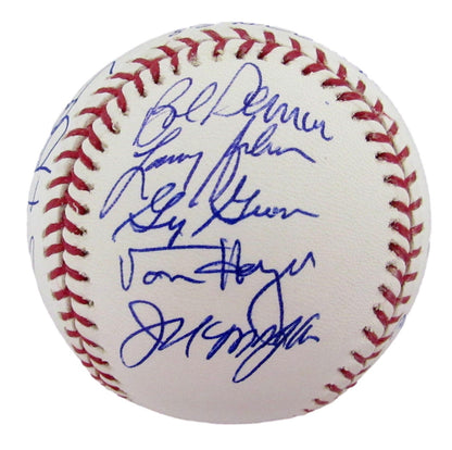 1983 NL Champs Phillies Team Signed by (19) OML Baseball Rose Schmidt HOF 12624