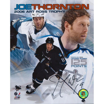 Joe Thornton Autographed 8X10 Photo