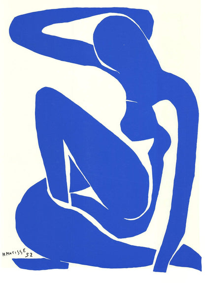 Henri Matisse Blue Nude I " Serigraph Modernism Henri Matisse Blue