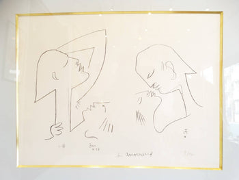Jean Cocteau (France) Lithograph Signed Framed Print