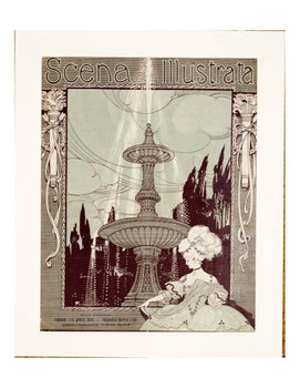 Scena Illustrata Arts Literature Music Theatre Fountain 1900