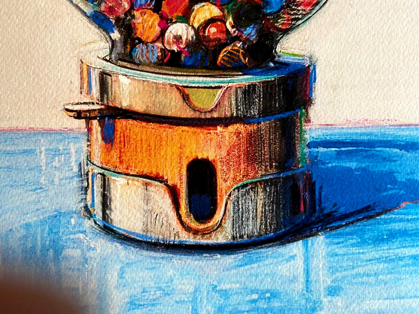 Wayne Thiebaud Lithograph Coa Signed (Op) Hand Numbered Stamp