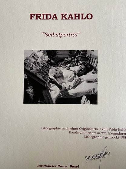 Frida Kahlo Lithograph 275Ex