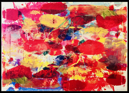 Numbered Sam Gilliam Lithograph with COA in Pencil