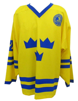 Team Sweden Multi Signed/Autographed Jonathan Dahlen Yellow #22 Jersey  196566