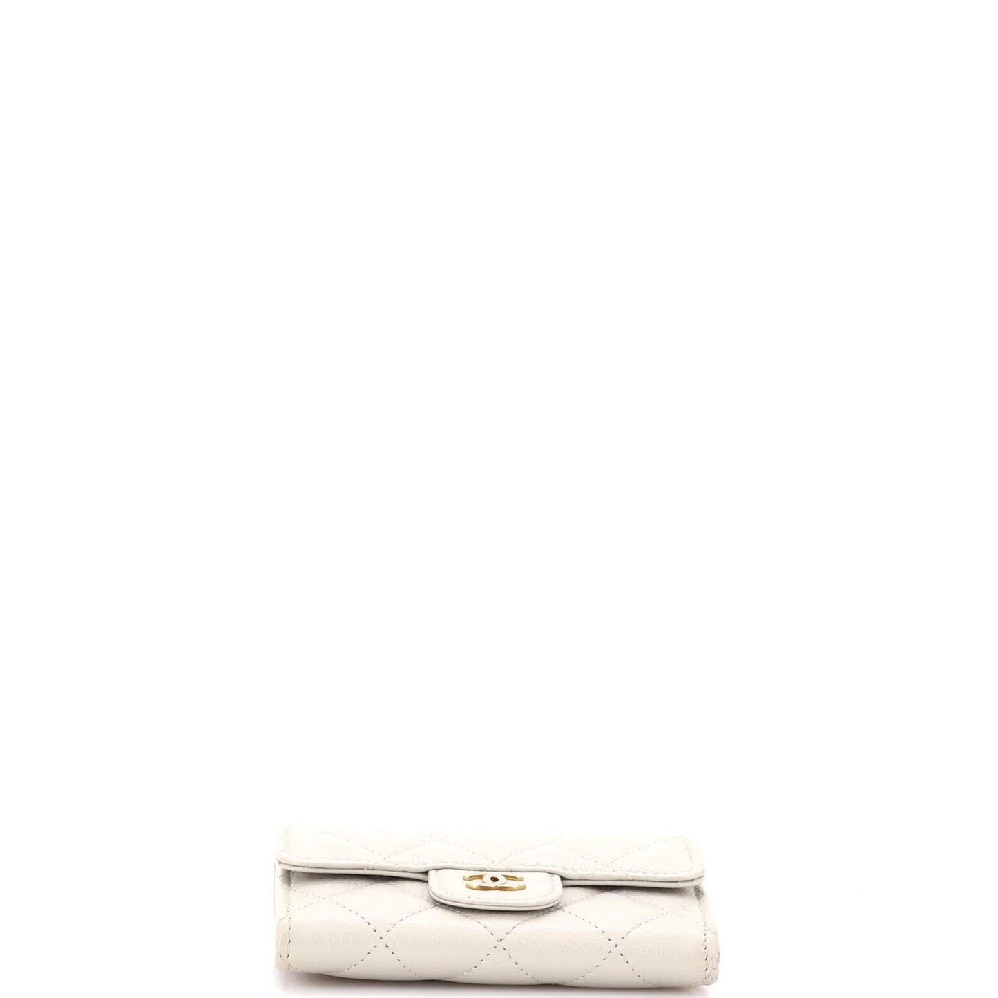 Chanel Classic Flap Card Case Quilted Caviar