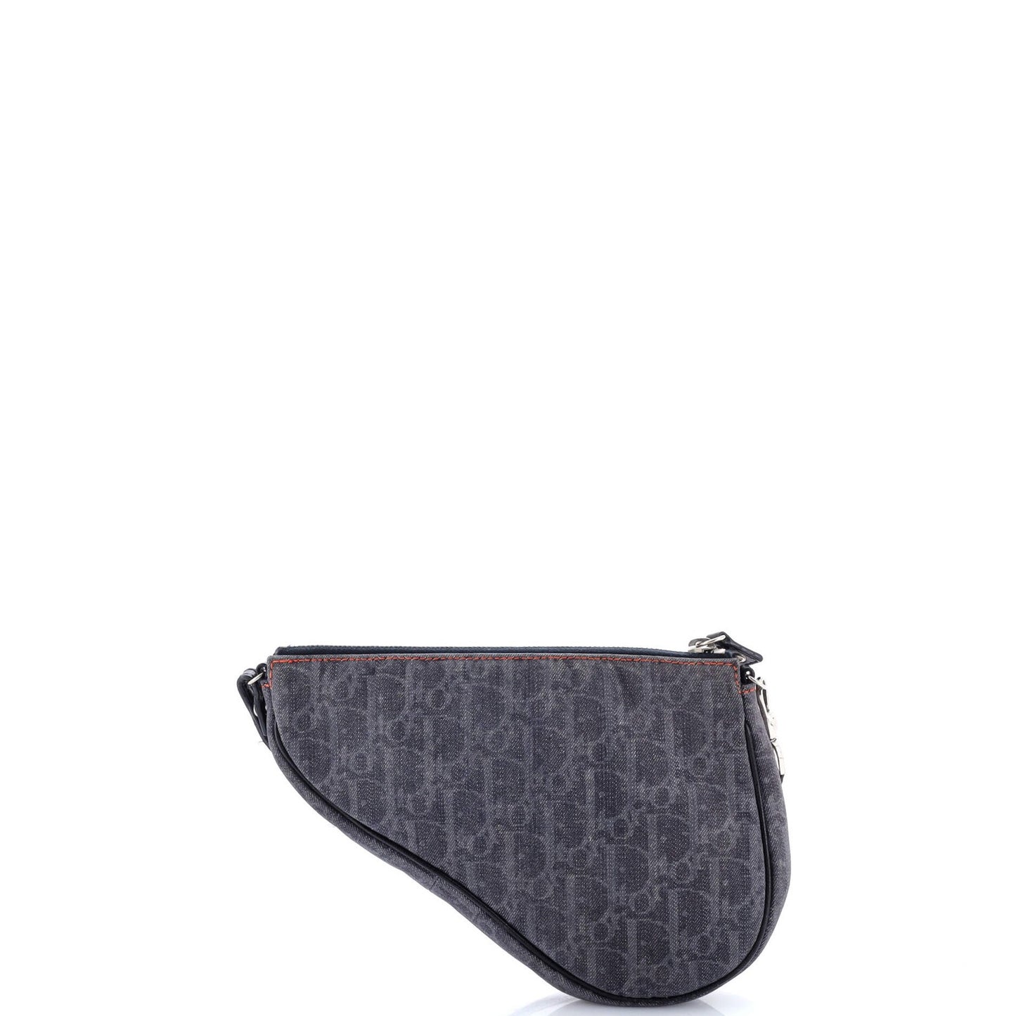Christian Dior Vintage Saddle Bag Diorissimo Denim Mini