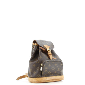 Louis Vuitton Vintage Montsouris Backpack Monogram Canvas Pm