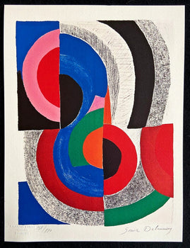 Sonia Delaunay Lithograph Coa Signed Op Numbered