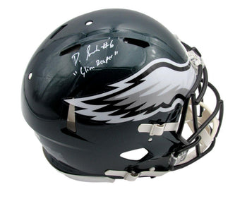 Devonta Smith Signed/Inscr Full Size Speed Authentic Helmet Eagles Fanatics