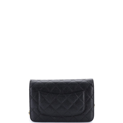 Chanel Wallet On Chain Quilted Caviar