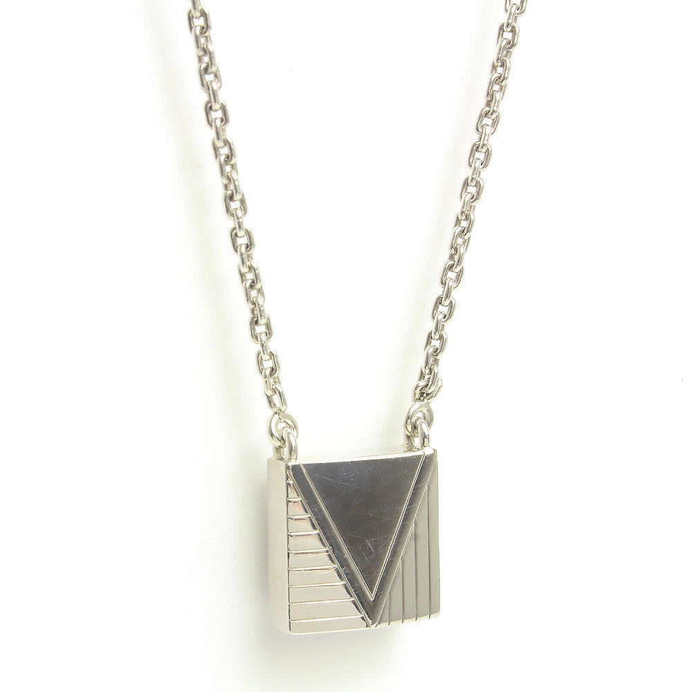 Louis Vuitton V Square Pendant Sv925 Silver