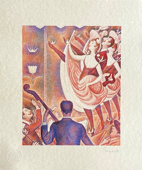 Georges Seurat Lithograph Coa Signed Numbered (Edgar Degas)