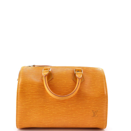 Louis Vuitton Speedy Handbag Epi Leather 25