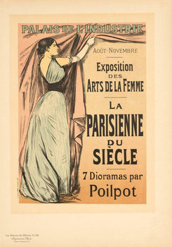 1896 Maitres De L'Affiche Original Vintage Poster Palais L'Industrie By Cheret