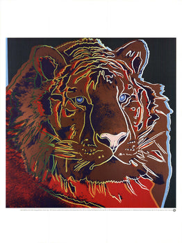 Andy Warhol Endangered Siberian Tiger 