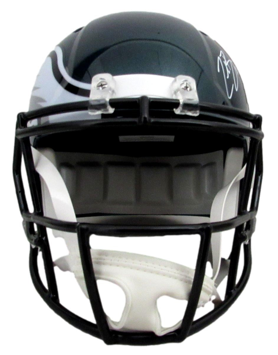 Zack Baun Signed Green Full Size Replica Sb Lix Champions Helmet Beckett 198924