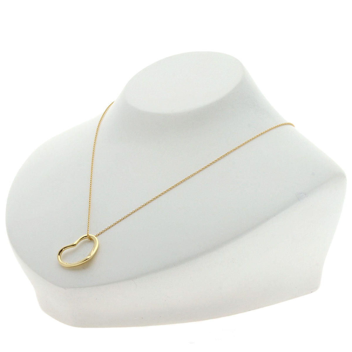 Tiffany&Co.   Necklace Open Heart K18 Yellow Gold