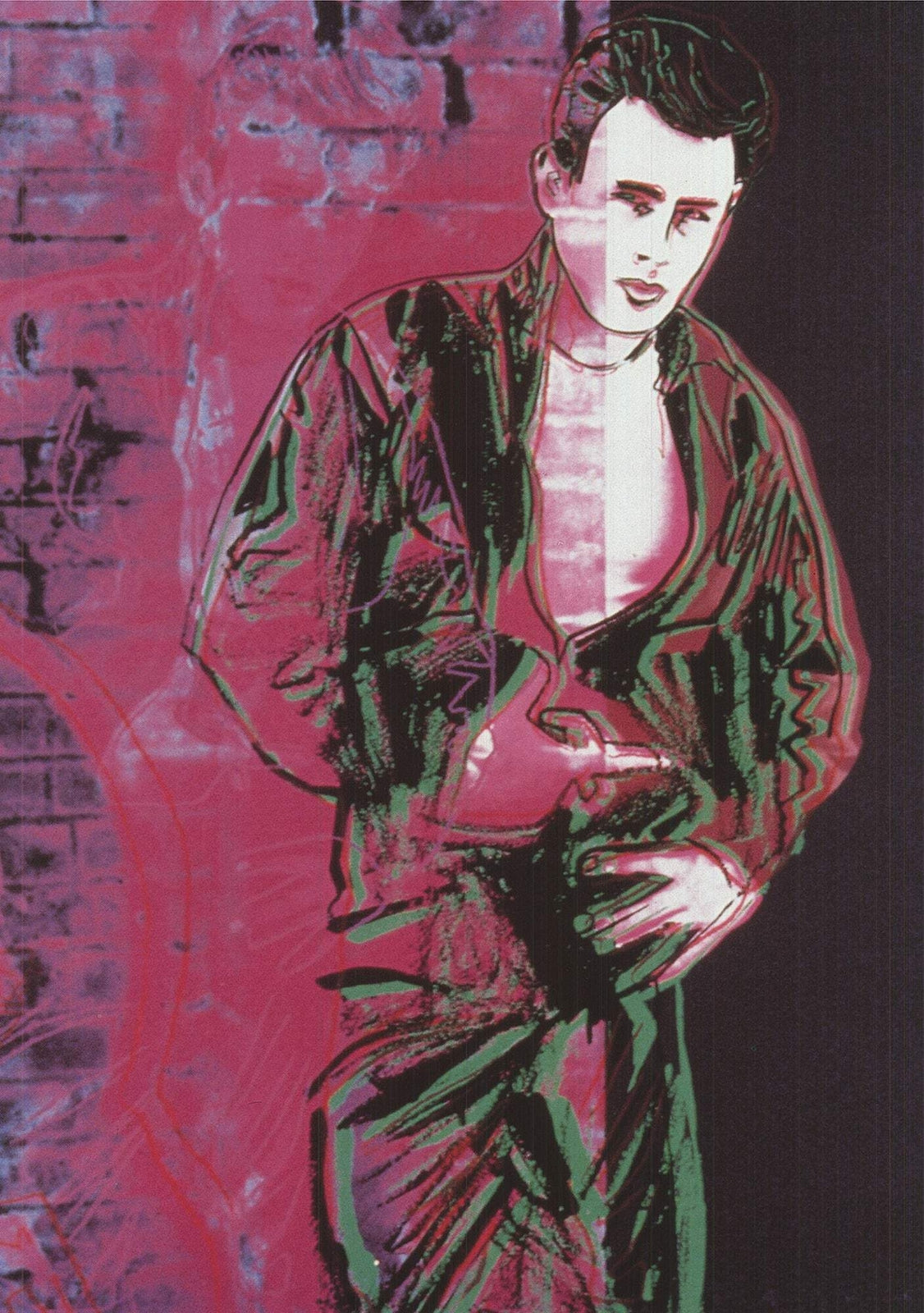 Andy Warhol Ads: Rebel Without A Cause (James Dean) " Poster