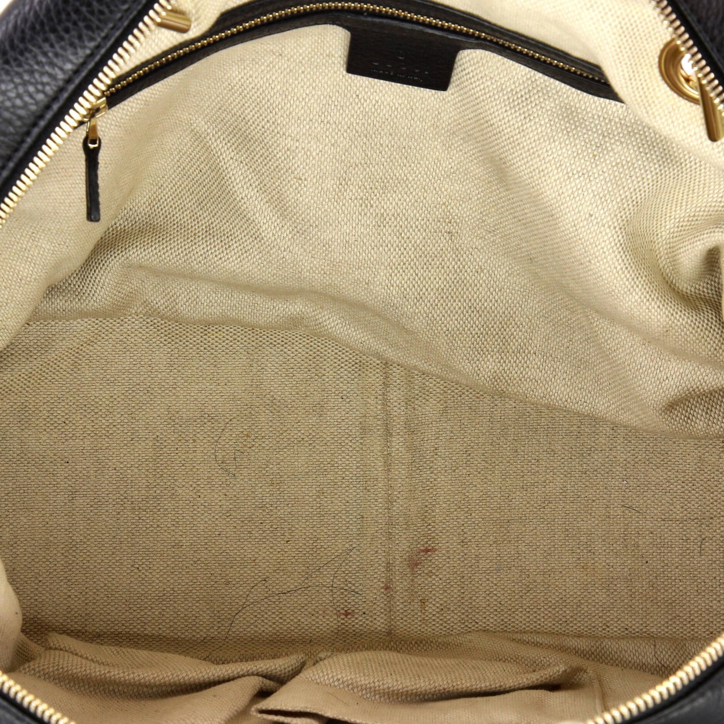 Gucci Soho Chain Zip Shoulder Bag Leather Medium