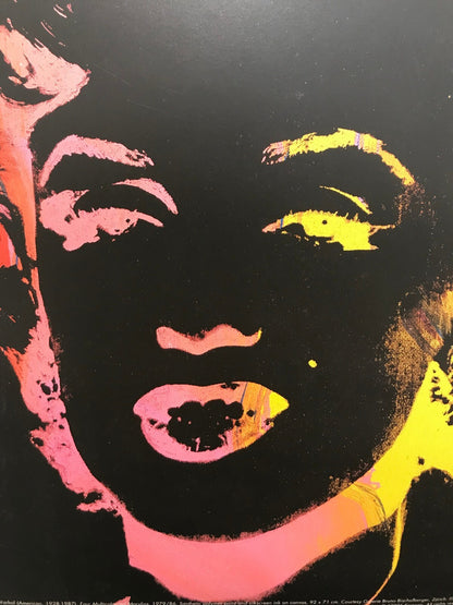 1993 Andy Warhol Montreal Museum of Fine Arts Exhibition Poster 4 Marilyns