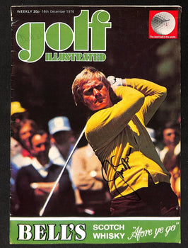 Jack Nicklaus Autographed 12/16/1976 British Golf Illustrated Magazine Jsa 94941