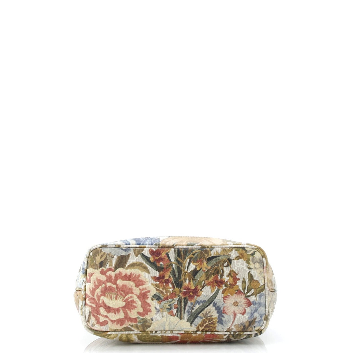 Gucci Ophidia Tote Water Flora Gg Coated Canvas Medium