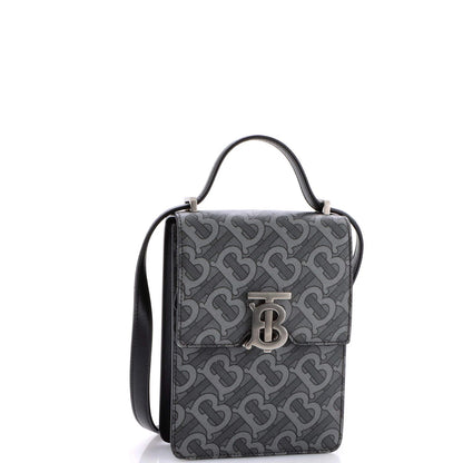 Burberry Tb Robin Crossbody Pouch Monogram E-Canvas Mini
