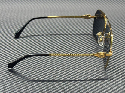 VERSACE VE2284 100287 Gold Grey Men's 63 mm Sunglasses