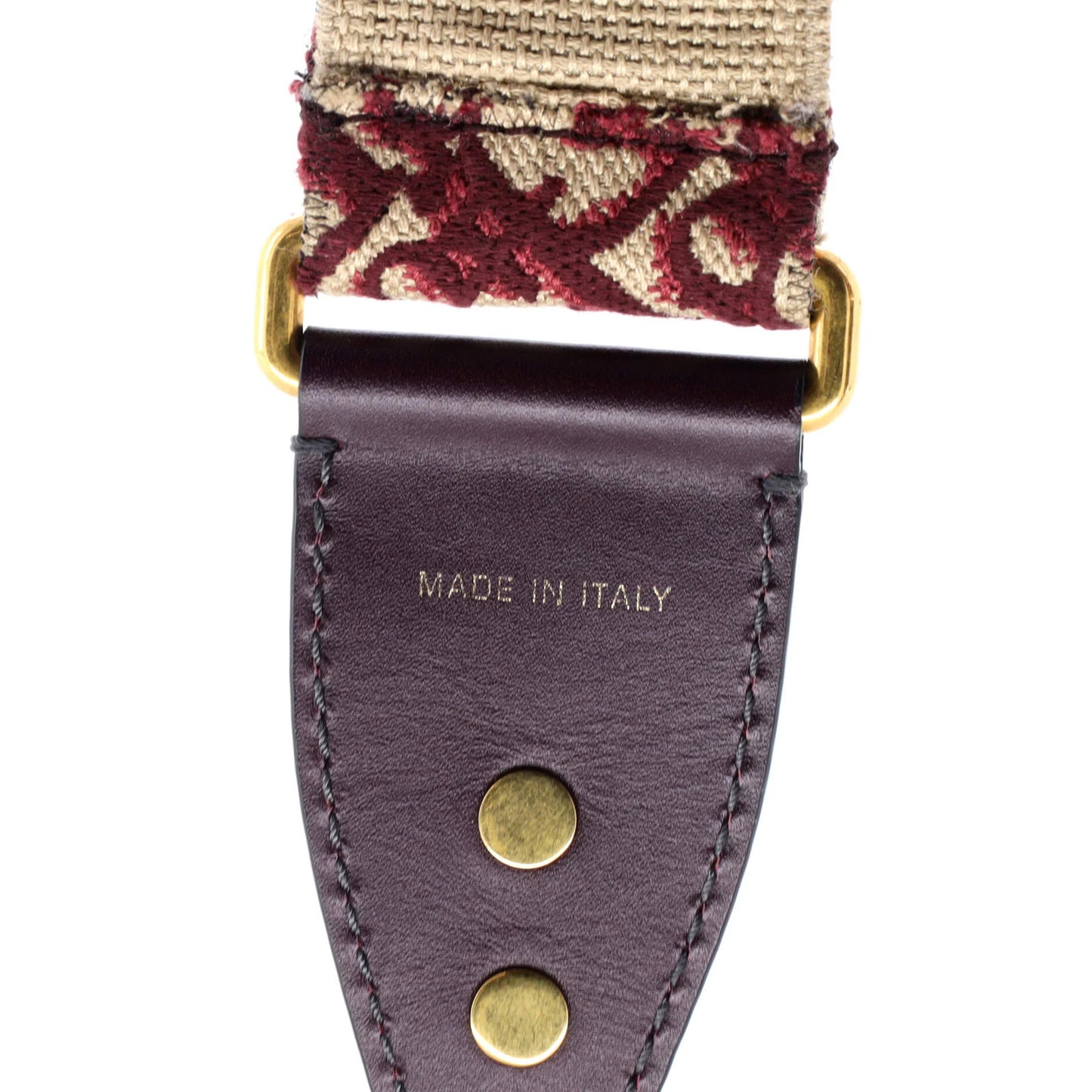 Christian Dior Shoulder Strap Embellished Oblique Canvas