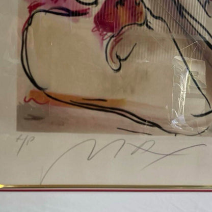 Peter Max "Suzin" Hand Signed Original Serigraph Silkscreen Framed