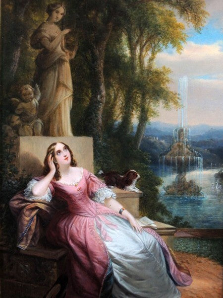 Siegfried Detlev Bendixen Original Oil Painting  Signed 1860 British Realism Art