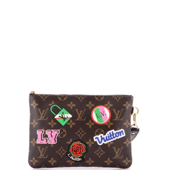 Louis Vuitton City Pouch Limited Edition Patches Monogram Canvas