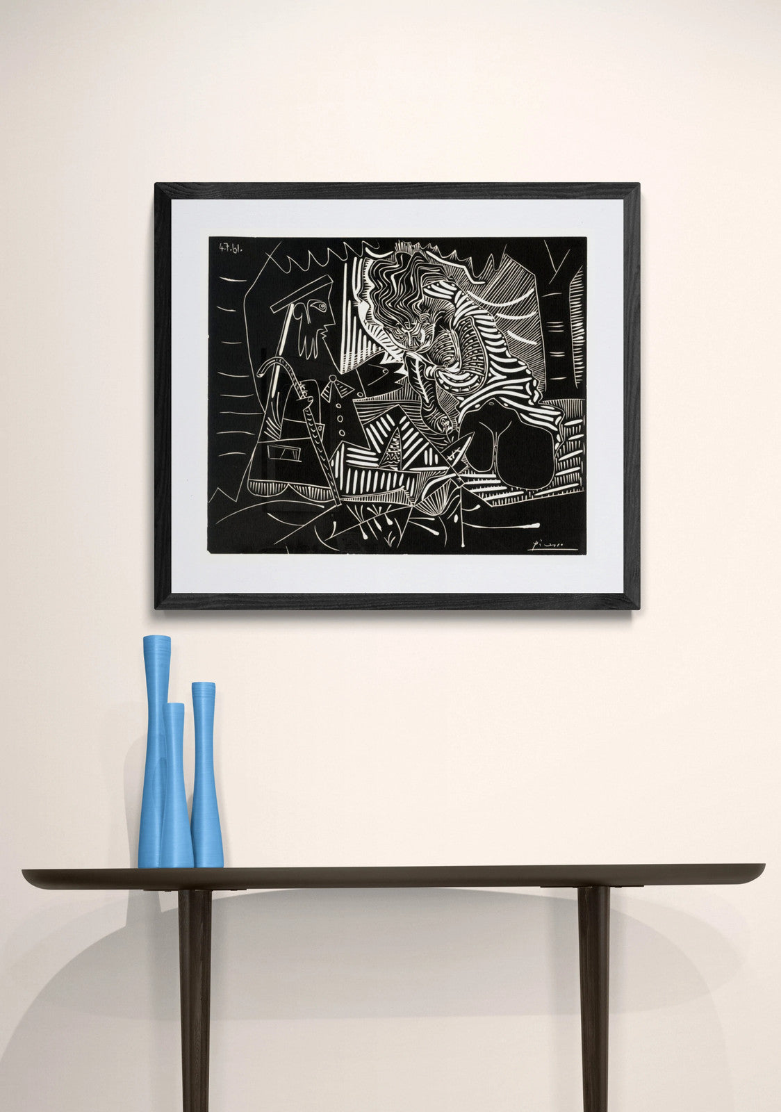 Pablo Picasso Luncheon On The Grass (White) " Lithograph Cubism