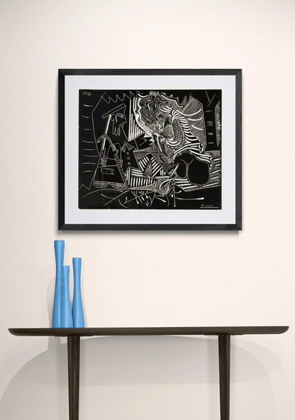 Pablo Picasso Luncheon On The Grass (White) " Lithograph Cubism