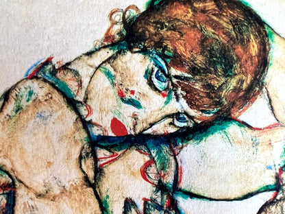 Egon Schiele Lithograph From An Painting