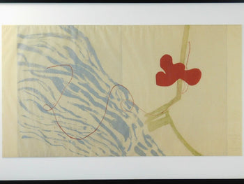 Kumi Korf Monoprint On Japanese Paper Original Art Print Signed Framed Moma