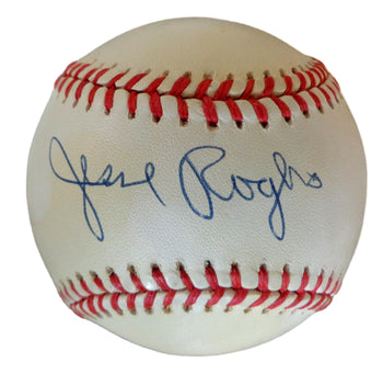 Jesse Rogers Autographed Onl Baseball Negro