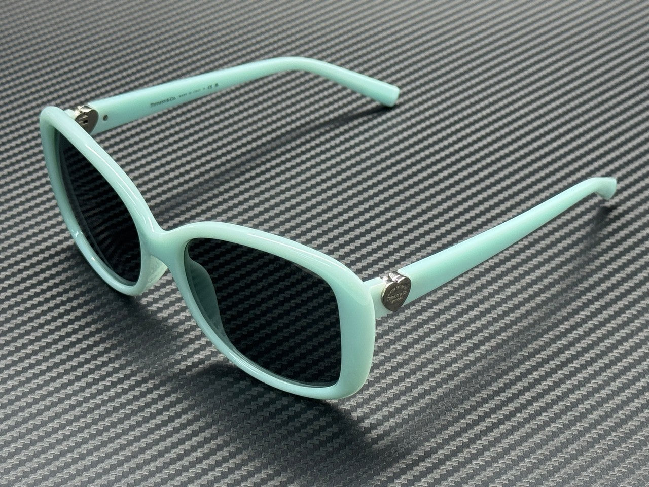 TIFFANY TF4257U 845087 Tiffany Blue Dark Grey Women's 56 mm Sunglasses