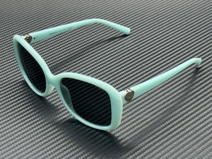 TIFFANY TF4257U 845087 Tiffany Blue Dark Grey Women's 56 mm Sunglasses