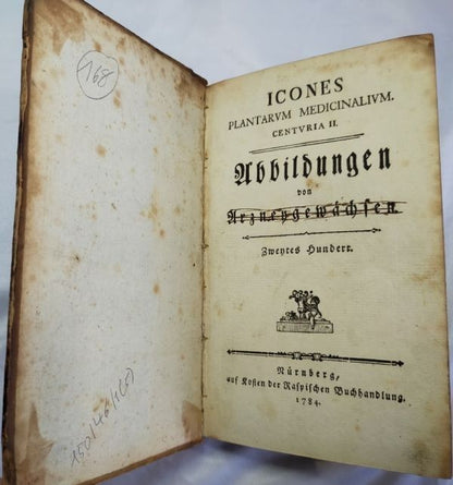 Johannes Zorn Icones Plantarum Medicinalium Vol Ii 1784 2Nd Ed Hand-Colored