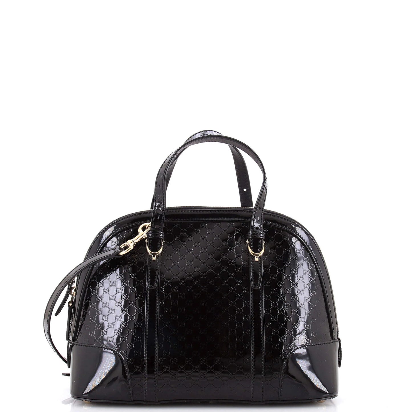 Gucci Nice Top Handle Bag Microguccissima Patent Small