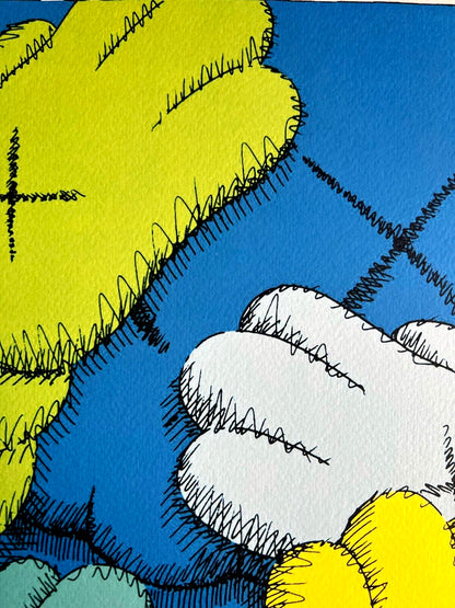 Kaws Lithograph Mori Art Museum Coa Numbered Limited Edition 200 Ex