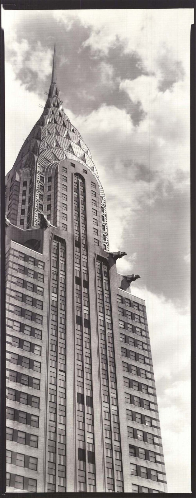 Paula Barr Chrysler Building " Offset Lithograph Photography Black