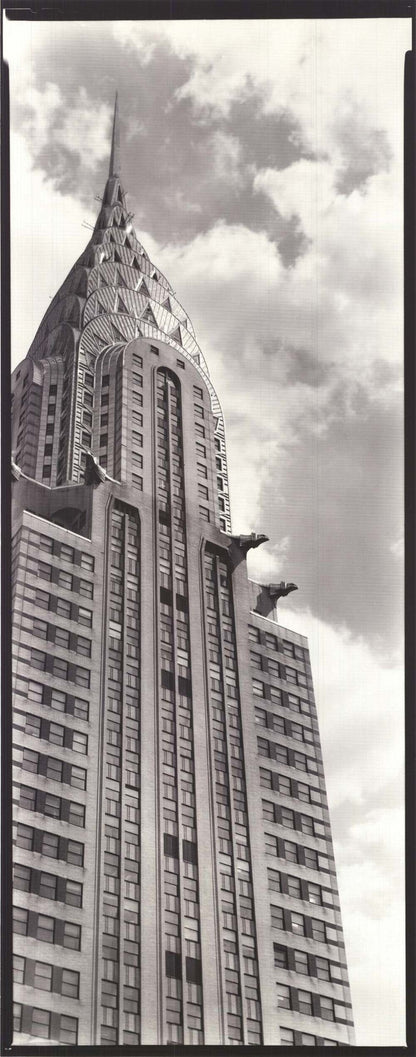 Paula Barr Chrysler Building " Offset Lithograph Photography Black