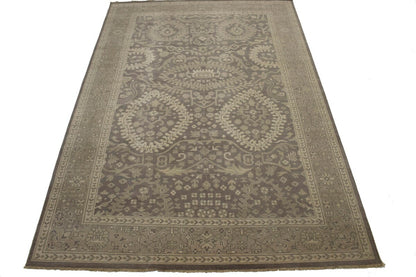 Handmade Extra Large Floral Oriental Rug Low Pile