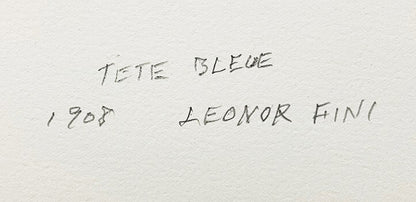 Leonor Fini Lithograph Tete Bleue Signed Ed.140/150 Framed Box Included
