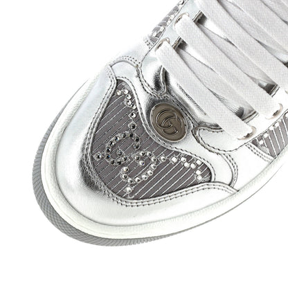 Gucci Screener Sneakers Leather With Crystals