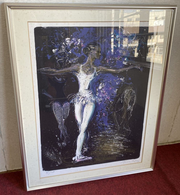 Art Jacques Pecunard Ballerina Lithograph Signed 99/ 200 French Modern