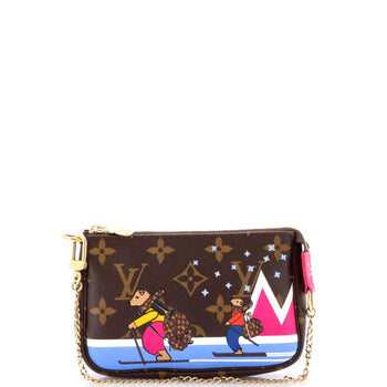 Louis Vuitton Pochette Accessoires Limited Edition Christmas Animation Monogram